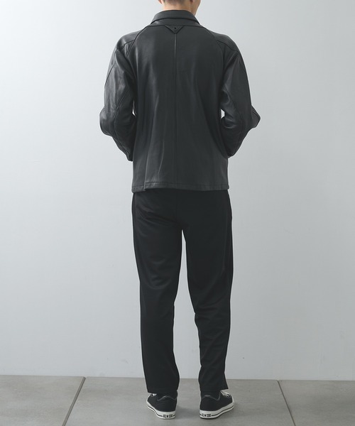 WHITE MOUNTAINEERING(ホワイトマウンテニアリング)の「【White Mountaineering/ホワイトマウンテニアリング】WM×Schott LEATHER COACH JKT(その他アウター・メンズ・ブラック・M/L/XL)」の9枚目の写真