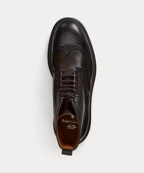 Martelli レザー ウィングチップ ブーツ（ブーツ）｜POLO RALPH LAUREN
