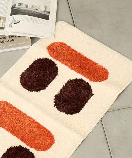 BIRTHDAY BAR(バースデイバー)の「タフトフロアマット(ラグ/マット・レディース・グレー/アイボリー・0)」の3枚目の写真