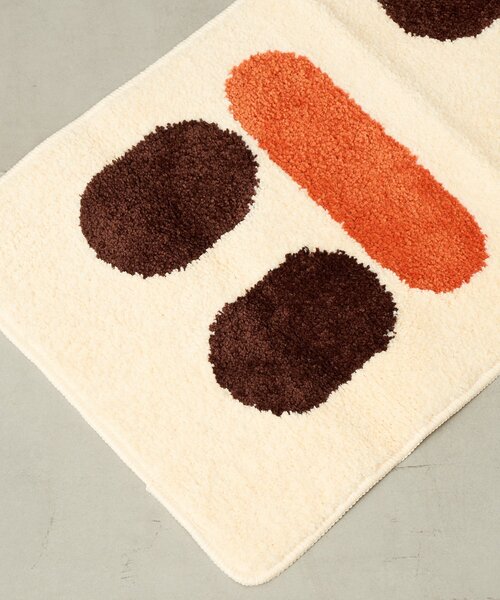 BIRTHDAY BAR(バースデイバー)の「タフトフロアマット(ラグ/マット・レディース・グレー/アイボリー・0)」の4枚目の写真