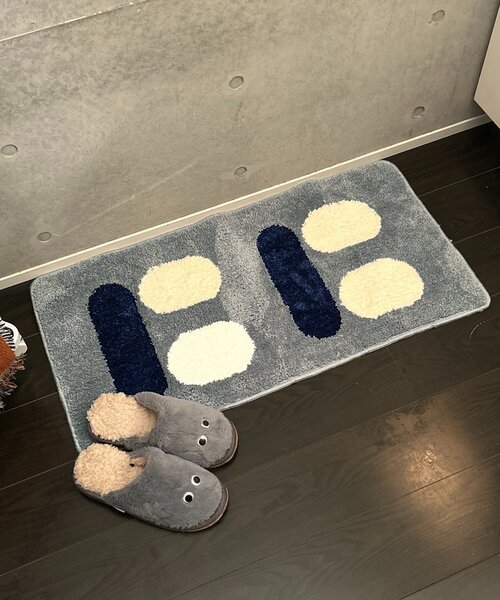 BIRTHDAY BAR(バースデイバー)の「タフトフロアマット(ラグ/マット・レディース・グレー/アイボリー・0)」の7枚目の写真