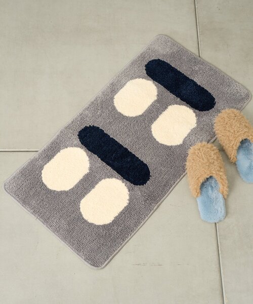 BIRTHDAY BAR(バースデイバー)の「タフトフロアマット(ラグ/マット・レディース・グレー/アイボリー・0)」の9枚目の写真