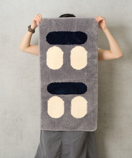 BIRTHDAY BAR(バースデイバー)の「タフトフロアマット(ラグ/マット・レディース・グレー/アイボリー・0)」の11枚目の写真