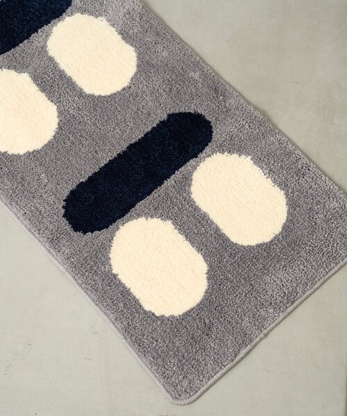 BIRTHDAY BAR(バースデイバー)の「タフトフロアマット(ラグ/マット・レディース・グレー/アイボリー・0)」の13枚目の写真