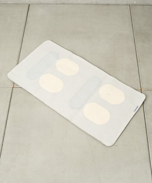 BIRTHDAY BAR(バースデイバー)の「タフトフロアマット(ラグ/マット・レディース・グレー/アイボリー・0)」の16枚目の写真