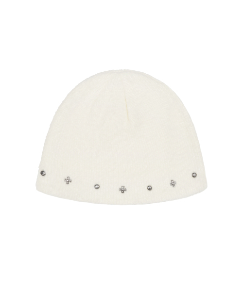 Midnight Move(ミッドナイトムーブ)の「ey cr beanie (ivory)(ニットキャップ/ビーニー・レディース・その他・FREE)」の2枚目の写真