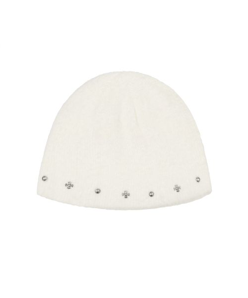 Midnight Move(ミッドナイトムーブ)の「ey cr beanie (ivory)(ニットキャップ/ビーニー・レディース・その他・FREE)」の4枚目の写真