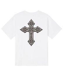 KTW0055 クロス半袖Tシャツ - ホワイト