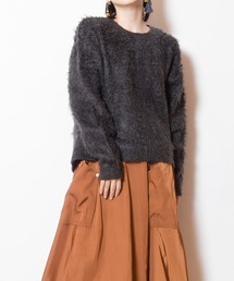 OSMOSIS（オズモーシス）の「リバーシブル起毛ニットプルオーバー（ニット/セーター）」