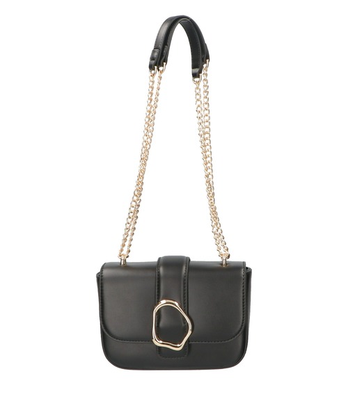 31 Sons de mode（トランテアン　ソン　ドゥ　モード）の「ミニフラップショルダーバッグ（ショルダーバッグ・レディース・ホワイト/ブラウン/ブラック・ﾌﾘ-）」の4枚目の写真