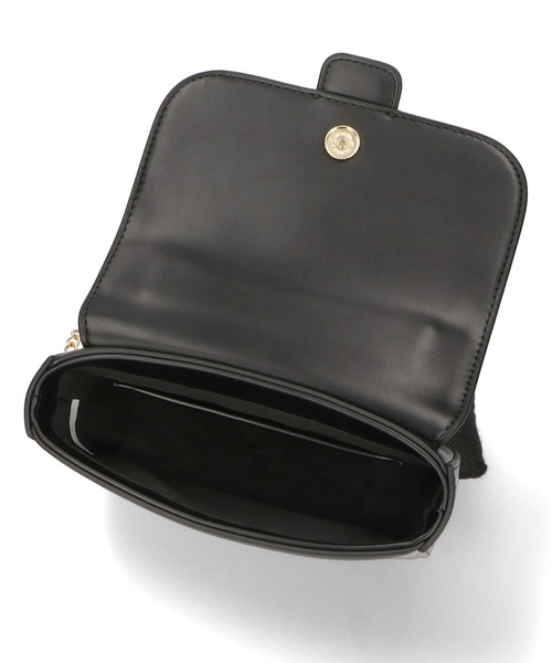 31 Sons de mode（トランテアン　ソン　ドゥ　モード）の「ミニフラップショルダーバッグ（ショルダーバッグ・レディース・ホワイト/ブラウン/ブラック・ﾌﾘ-）」の7枚目の写真