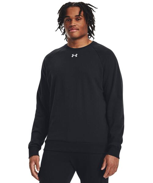 UNDER ARMOUR(アンダーアーマー)の「UAライバルフリース クルー(トレーニング/メンズ)(スウェット・メンズ・ブラック・L/XL/M/S/2XL)」の1枚目の写真