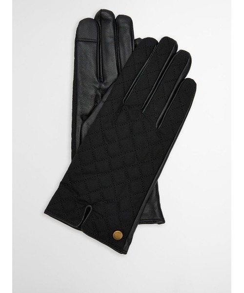 Scarlet ワックス コットン キルティング グローブ（手袋）｜Barbour