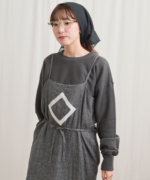 fig Ｌondon（フィグロンドン）の「simple gentle sweat（スウェット・レディース・チャコールグレー/アッシュ/ピンク/マルチ・FREE）」の2枚目の写真