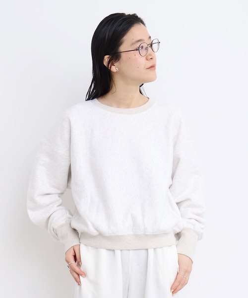 fig Ｌondon（フィグロンドン）の「simple gentle sweat（スウェット・レディース・チャコールグレー/アッシュ/ピンク/マルチ・FREE）」の4枚目の写真