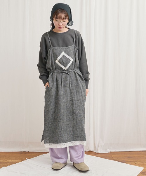 fig Ｌondon（フィグロンドン）の「simple gentle sweat（スウェット・レディース・チャコールグレー/アッシュ/ピンク/マルチ・FREE）」の20枚目の写真