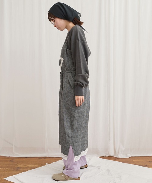 fig Ｌondon（フィグロンドン）の「simple gentle sweat（スウェット・レディース・チャコールグレー/アッシュ/ピンク/マルチ・FREE）」の22枚目の写真