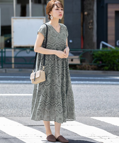 Marbella Panel Printed Dress（ワンピース）｜Her lip to（ハーリップ