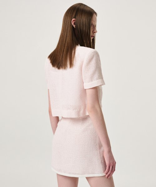 ETMON(エトモン)の「Summer Tweed Mini Skirt, Pink(スカート・レディース・その他・MEDIUM/SMALL)」の5枚目の写真