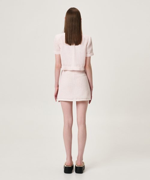 ETMON(エトモン)の「Summer Tweed Mini Skirt, Pink(スカート・レディース・その他・MEDIUM/SMALL)」の6枚目の写真