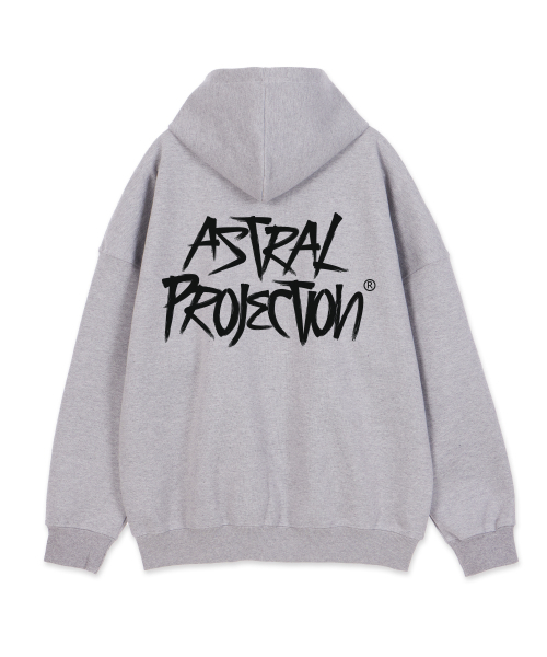 ASTRAL PROJECTION(アストラルプロジェクション)の「グラフィティレタリングオーバーサイズワイドショルダーフードジップアップ_メランジ(パーカー・メンズ・その他・SMALL/MEDIUM/LARGE/X-LARGE)」の6枚目の写真