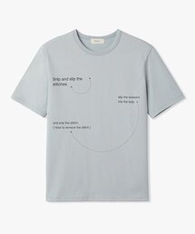 ハーフステッチ半袖Tシャツ(スカイブルー)