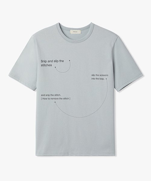 FABREGAT(ファブレガ)の「ハーフステッチ半袖Tシャツ(スカイブルー)(Tシャツ/カットソー・メンズ・その他・2/3)」の1枚目の写真
