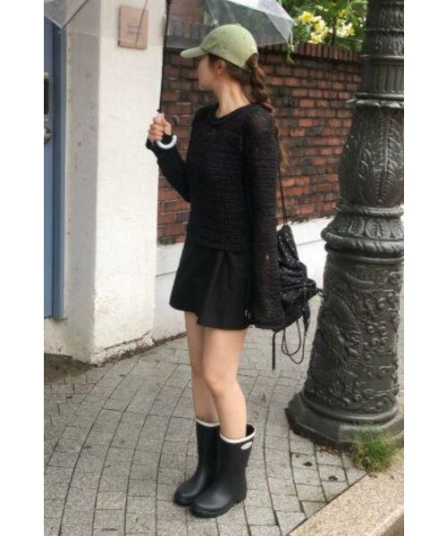 Chubasco(チュバスコ)の「RAINBOOTS URBAN SPLASH CUS2401 BLACK(レインシューズ・レディース・その他・23cm/24cm/25cm)」の7枚目の写真