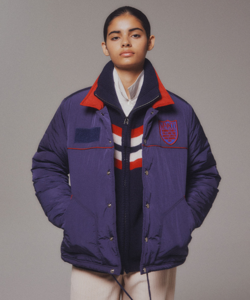 MENASOO（ミナス）の「Padding Jacket_Navy（ダウンジャケット/コート・レディース・ネイビー・1/2）」の2枚目の写真