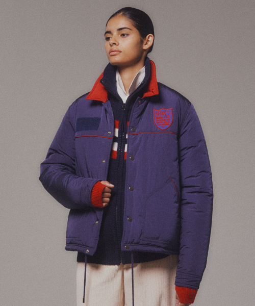 MENASOO（ミナス）の「Padding Jacket_Navy（ダウンジャケット/コート・レディース・ネイビー・1/2）」の4枚目の写真