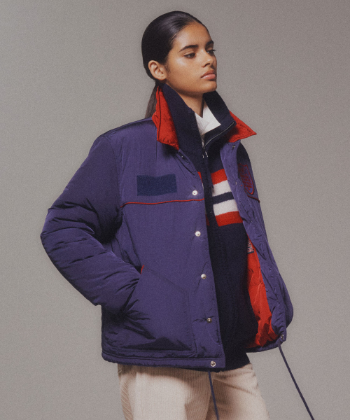 MENASOO（ミナス）の「Padding Jacket_Navy（ダウンジャケット/コート・レディース・ネイビー・1/2）」の5枚目の写真