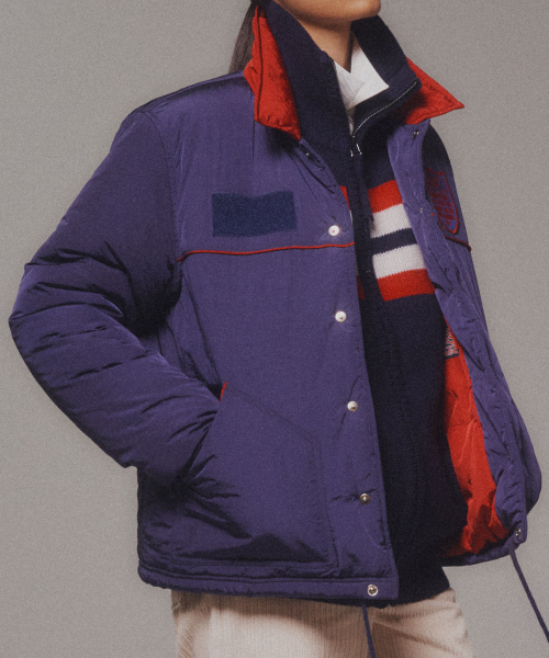 MENASOO（ミナス）の「Padding Jacket_Navy（ダウンジャケット/コート・レディース・ネイビー・1/2）」の8枚目の写真
