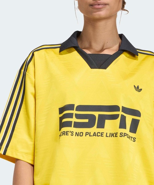 adidas(アディダス)の「サッカー ジャージ スポンサー / アディダスオリジナルス adidas Originals(Tシャツ/カットソー・レディース・ホワイト/イエロー/ブラック・SMALL/XX-LARGE/LARGE/MEDIUM/X-LARGE)」の13枚目の写真