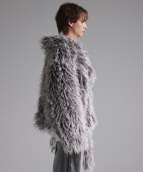 GRANCY（グランシー）の「【GRANCY】Fur Boa Riders Jacket / ファー