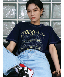 Stockholm T-shirt navy