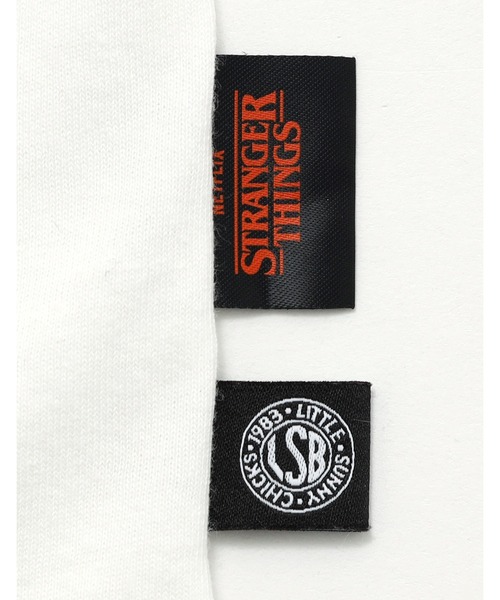Little sunny bite(リトルサニーバイト)の「《Little sunny bite》stranger things x little sunny bite will long tee(Tシャツ/カットソー・レディース・ホワイト/ピンク/ブルー・SMALL/MEDIUM)」の15枚目の写真