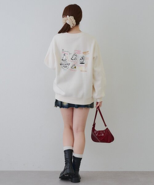 Another Branch olive des olive(アナザーブランチオリーブデオリーブ)の「オバケスウェット(スウェット・レディース・スミクロ/オートミール/ボルドー/オフホワイト・FREE)」の7枚目の写真