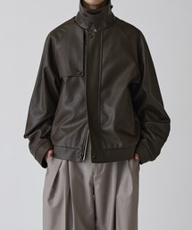 Lui's（ルイス）の「【Neucon】GUN FLAP ZIP LEATHER BLOUSON / ガンフラップZIPレザーブルゾン（ブルゾン）」