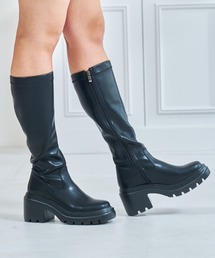 MISCH MASCH | 2025秋冬新作 一部店舗限定 ストレッチミドル丈ブーツ(ブーツ)