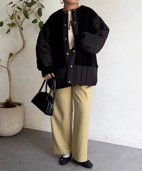 美品♡バレンシアガ　レザー　キルティング　コート　金ボタン　黒 美品♡バレンシアガ レザー キルティング コート 金ボタン 黒