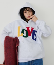 Unitage | LOVE裏起毛パーカー(パーカー)
