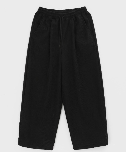 BLACKUP（ブラックアップ）の「[MADE] クジットコーデュミンク2WAYバンディングパンツ（その他パンツ・レディース・ブラック/クリーム・FREE）」の3枚目の写真
