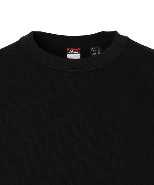 NANGA(ナンガ)の「AIRFLEX WAFFLE L/S TEE/エアフレックス ワッフル ロングスリーブ Tシャツ(Tシャツ/カットソー・メンズ・ホワイト/ブラック/ブルー系その他・XL/L/M/S)」の7枚目の写真