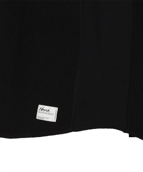 NANGA(ナンガ)の「AIRFLEX WAFFLE L/S TEE/エアフレックス ワッフル ロングスリーブ Tシャツ(Tシャツ/カットソー・メンズ・ホワイト/ブラック/ブルー系その他・XL/L/M/S)」の9枚目の写真