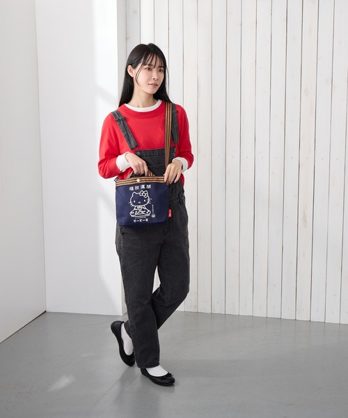 ROOTOTE(ルートート)の「ROOTOTE ルートート IP.BR.マエカケ.ハローキティ-A(ショルダーバッグ・レディース・ネイビー系1/ネイビー系2・FREE)」の5枚目の写真