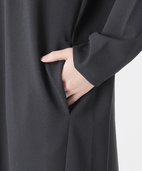 JOURNAL STANDARD relume(ジャーナルスタンダード レリューム)の「NONIRONジョーゼットワンピース(ワンピース・レディース・ブラック/ネイビー・FREE)」の21枚目の写真