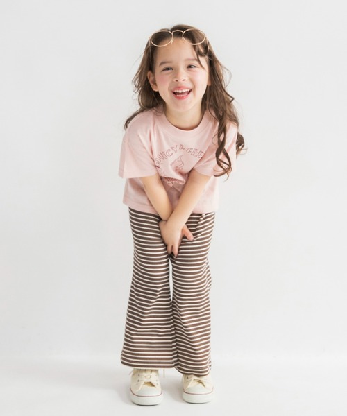 DRC branshes（ディーアールシーブランシェス）の「【WEB限定/DRC】リブフレアパンツ（その他パンツ・キッズ・その他1/その他2/その他3/その他5/ブラック/その他6/アイボリー/その他4・130/90/100/110/120/140/150）」の22枚目の写真