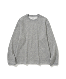 LAB12（ラボ12）の「エッセンシャルニットTシャツ（グレー）（Tシャツ/カットソー）」