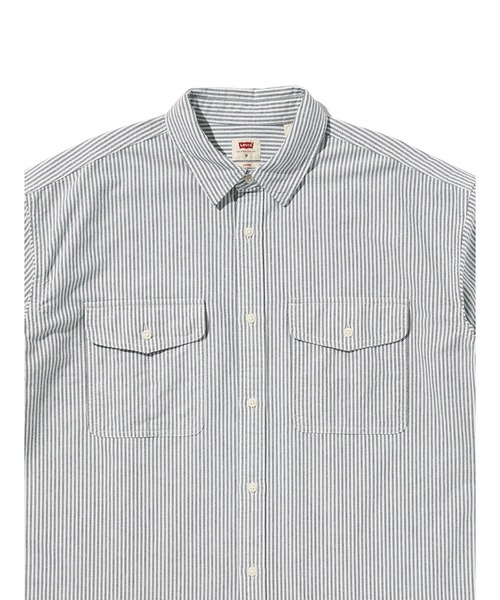 Levi's(リーバイス)の「Levi's/リーバイス パシフィカ ルーズシャツ(シャツ/ブラウス・メンズ・ブルー・XL/L/M/S)」の4枚目の写真
