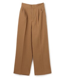プルーフウールライクツイル ワイドパンツ